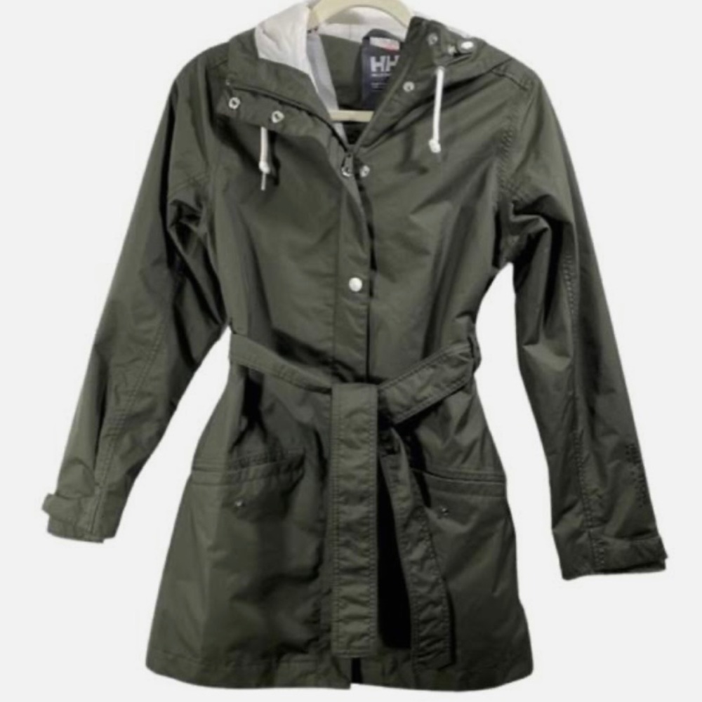 Helly-Hansen Women's Lyness Ii Waterproof Rain Coat with Hood size large